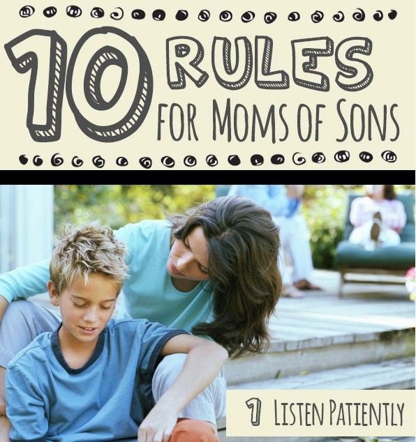 10 Rules for Moms of Son
