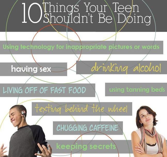 10 Things Your Teen Shouldn't Be Doing