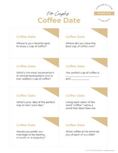 coffee date conversation