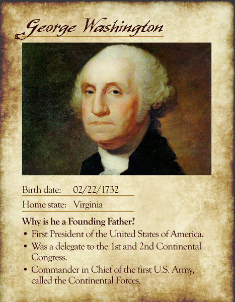 Founding Fathers Cards
