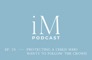 child who wants to follow the crowd